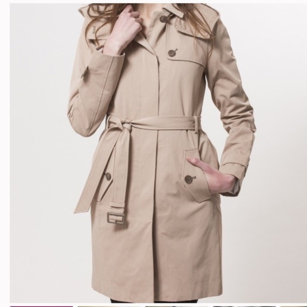 Soia & Kyo belted trench coat Size Small